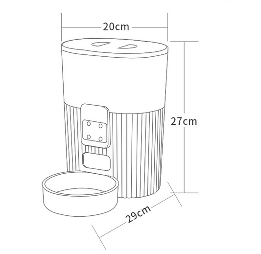 Automatic Smart WiFi Pet Feeder – Timed, Measured & Stress-Free Feeding